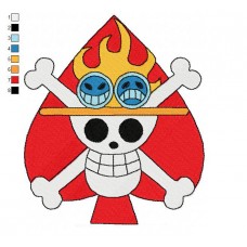 Logo One Piece 01 Embroidery Design